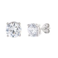 Orecchini Amen Donna SOLITARIO in Argento Zircone ORFEBB - ORFEBB